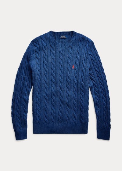 Men's Polo Ralph Lauren Cable-Knit Cotton Sweater | 807624TGQ